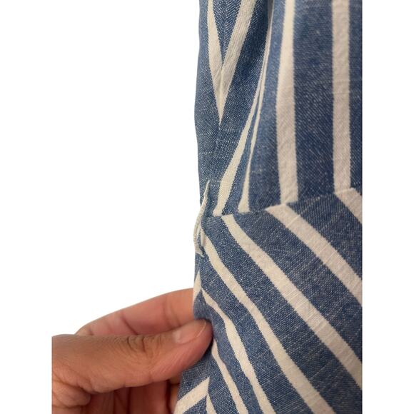 Women’s Myrtlewood of California Cotton Retro Shirt Dress 1X Striped Cottage - Picture 10 of 11